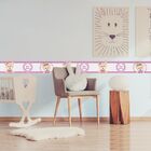 Faixa Decorativa Auto-adesiva Tamanho 120x15cm Tema Ursinha -