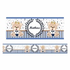Faixa Decorativa Auto-adesiva Tamanho 120x15cm Tema Ursinho -