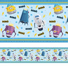 Faixa Decorativa De Parede Infantil Robô 15cmx3m