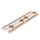 Faixa Decorativa Flecha Cerâmica GLD2232 8,5x33cm Gabriella