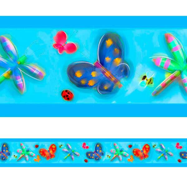 Faixa Decorativa Infantil Borboletinhas Coloridas