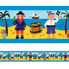 Faixa Decorativa Infantil Piratas Na Ilha