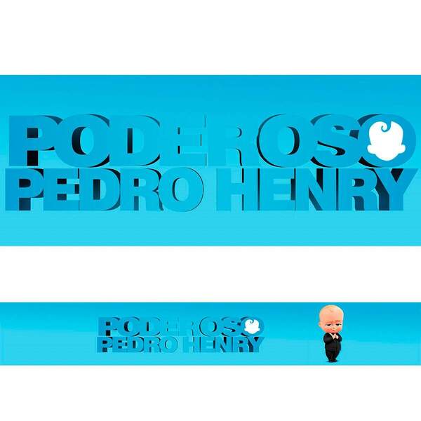 Faixa Decorativa Infantil Poderoso Chefinho 2