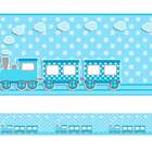 Faixa Decorativa Infantil Trenzinho Azul 2