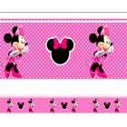 Faixa Decorativa Minnie Com Fundo Poá