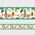 Faixa Decorativa Para Cozinha Frutas Tropicais