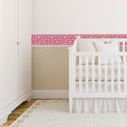 Faixa Decorativa para Quarto de Bebê Floral 10mx10cm