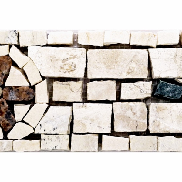 Faixa Em Mosaico Fiori Al Vento Ii - 8x30cm