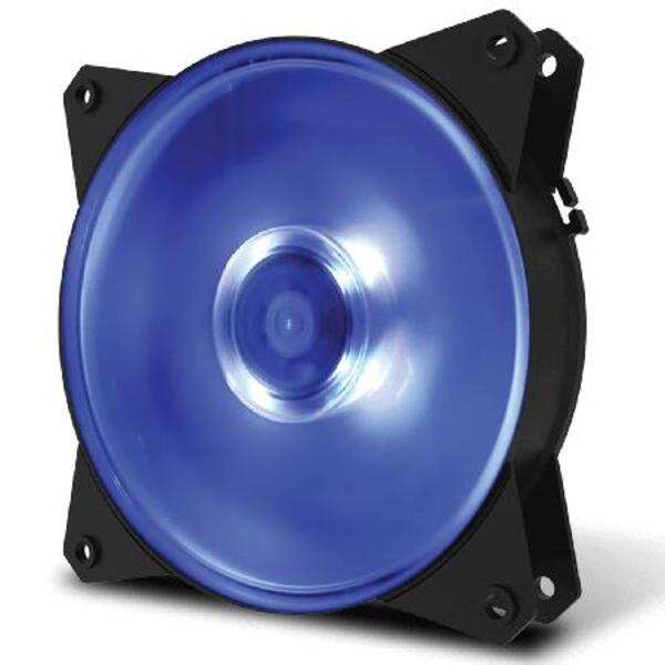 Fan Para Gabinete Masterfan 120mm Mf120l Led Azul - R4-c1ds-1