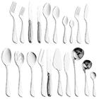 Faqueiro 130 Peças Sem Estojo Wolff Croisé De Aço Inox