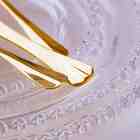 Faqueiro 24 Peças Aço Inox Positano Dourado Lyor