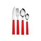 Faqueiro 24 Peças Biona Vermelho Intenso