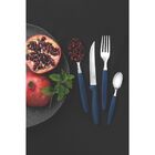 Faqueiro 24 Peças Ipanema Azul Sortidos Com Laminas De Aco In