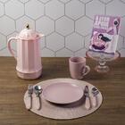 Faqueiro 24 Peças Mother Pearl Luxo Rosa 7290 Lyor