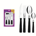 Faqueiro 25 Peças Preto Tramontina