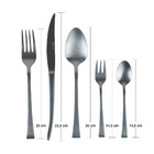 Faqueiro 30 Peças Berna De Aço Inox Preto Fosco 71516 Wolff