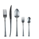 Faqueiro 30 Peças Berna De Aço Inox Preto Fosco 71516 Wolff