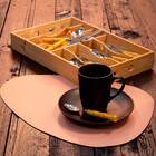 Faqueiro 42 Peças Bon Gourmet De Aço Inox Bege