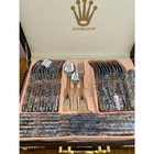 Faqueiro 84 Peças Designer Alemão 24k