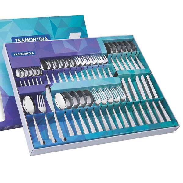 Faqueiro Aço Inox 42 Peças Cosmos Tramontina