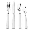 Faqueiro Aço Inox Brinox Essential 24 Peças Branco