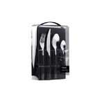 Faqueiro Aço Inox Brinox Silver 24 Peças Cinza