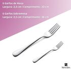 Faqueiro Aço Inox Olimpia 30 Peças - Hercules