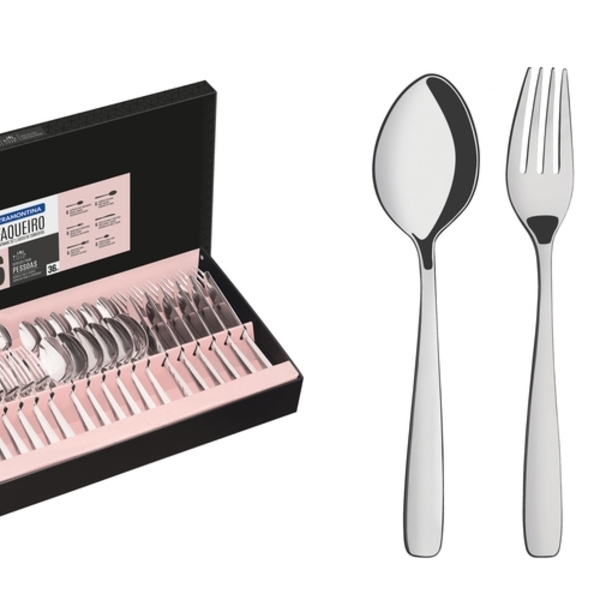 Faqueiro Amazonas Em Aco Inox Com Facas Para Churrasco Acabam