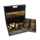 Faqueiro Com 130 Peças De Aço Inox Pisa-wolff - Dourado