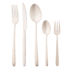 Faqueiro Com 30 Peças De Aço Inox Viena Champanhe Fosco