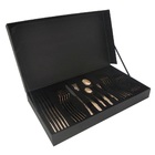 Faqueiro com Maleta 30 Peças em Inox - Bronze