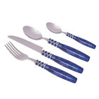 Faqueiro Concept Azul 24 Peças Kenya