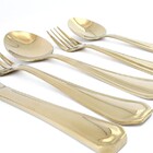 Faqueiro Dourado Victoria 40 Peças - By Fineza