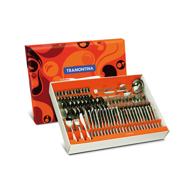 Faqueiro Em Aço Inox 101 Peças Laguna 66906030 Tramontina