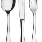 Faqueiro Em Aco Inox Facas De Mesa Acabamento Alto Brilho Det