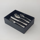 Faqueiro Em Aço Inox - Fracalanza Prateado Liso (24 Peças)