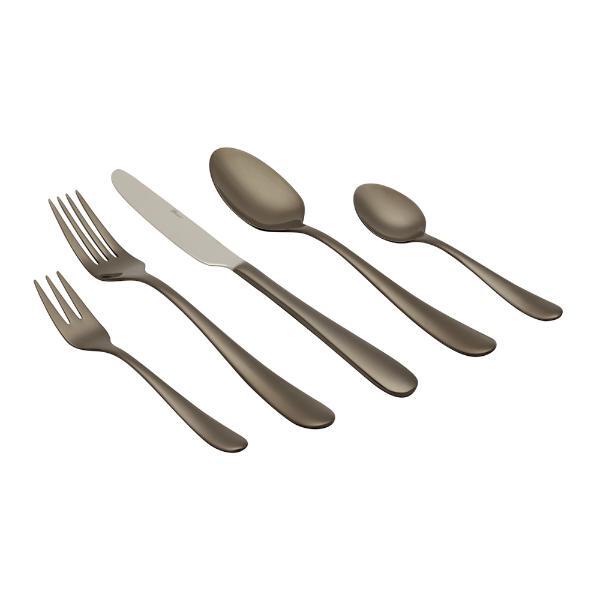 Faqueiro Em Inox Bon Gourmet Roma 30 Peças Black