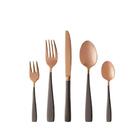 Faqueiro Em Inox Com Estojo  Wolff Pisa 30 Peças Rosé E Preto