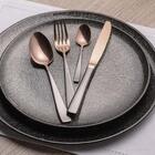 Faqueiro Em Inox Com Estojo  Wolff Pisa 30 Peças Rosé E Preto