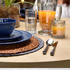 Faqueiro Em Inox Kenya Slim 24 Peças Cinza