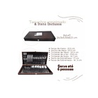 Faqueiro Em Inox Liso Completo 42 Peças Jogo Talheres De Aço