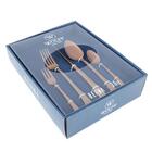Faqueiro Em Inox Wolff Berna 30 Peças Rosé Gold