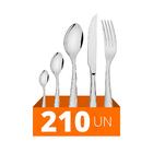 Faqueiro Laguna Com 210 Peças Luxo Totalmente Em Aço Inox Ito