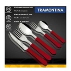 Faqueiro Leme Inox 20 Peças Tramontina - Kit Com 100 Jogos