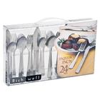 Faqueiro Monobloco 24 Peças - Richwell - Inox