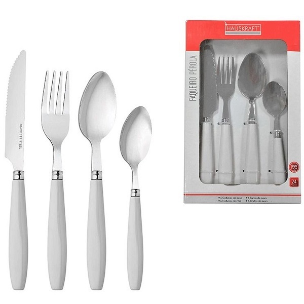 Faqueiro Perola 24 Peças Hauskraft Faqr-009