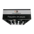 Faqueiro Perolado Branco 24 Peças- Casambiente Faq076