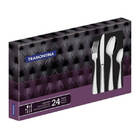 Faqueiro Satri Em Aco Inox Com Facas De Mesa Acabamento Alto