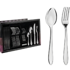 Faqueiro Satri Em Aco Inox Com Facas De Mesa Acabamento Alto