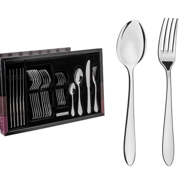 Faqueiro Satri Em Aco Inox Com Facas De Mesa Acabamento Alto